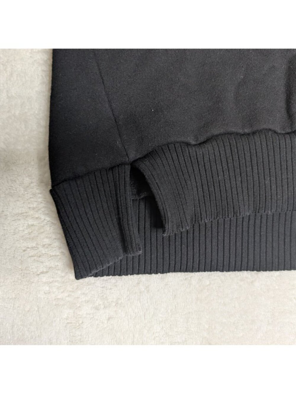 Alo Yoga Haze Funnel Neck Womens Sweatshirt Black Size S - Picture 9 of 11